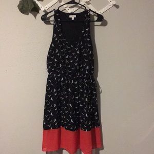 Charming Charlie’s Bird Print Dress